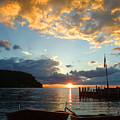 Two Rowboat Sunset